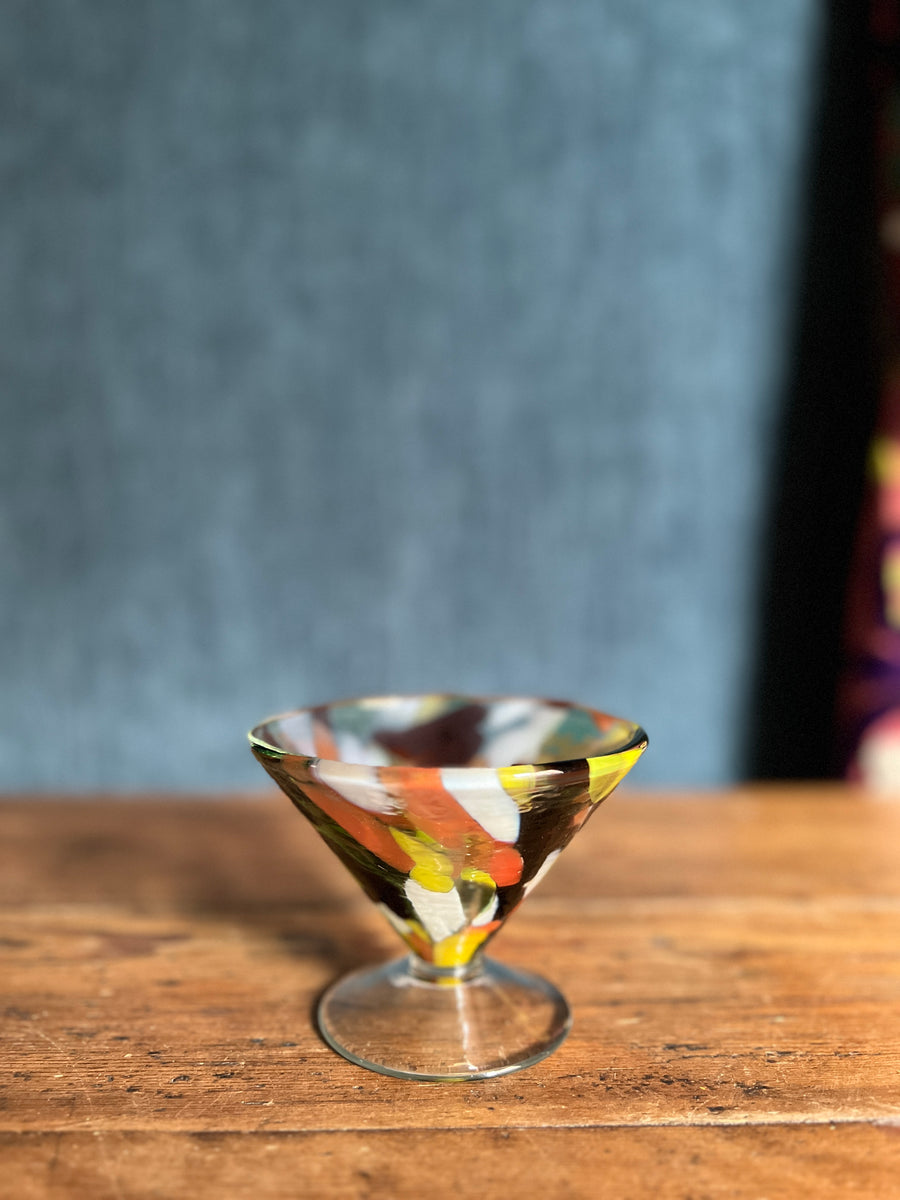 Set 4 copas cocktail/postre tipo "murano" - 8cm
