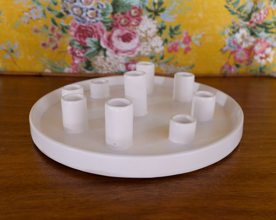 Fuente portavelas para 9 velas