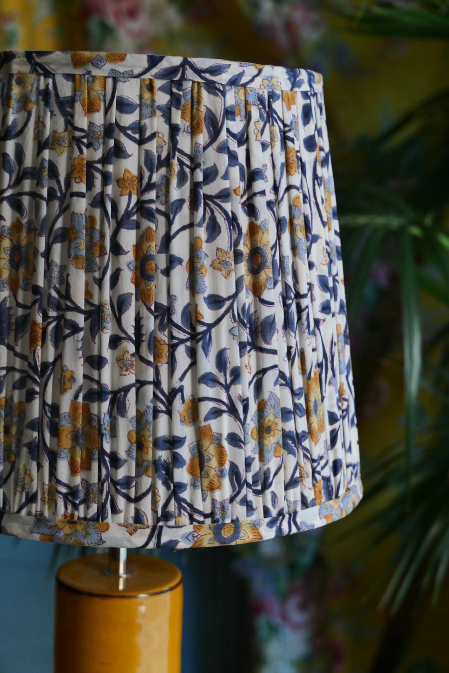 Pantalla plisada M - Mod. Azul y mostaza