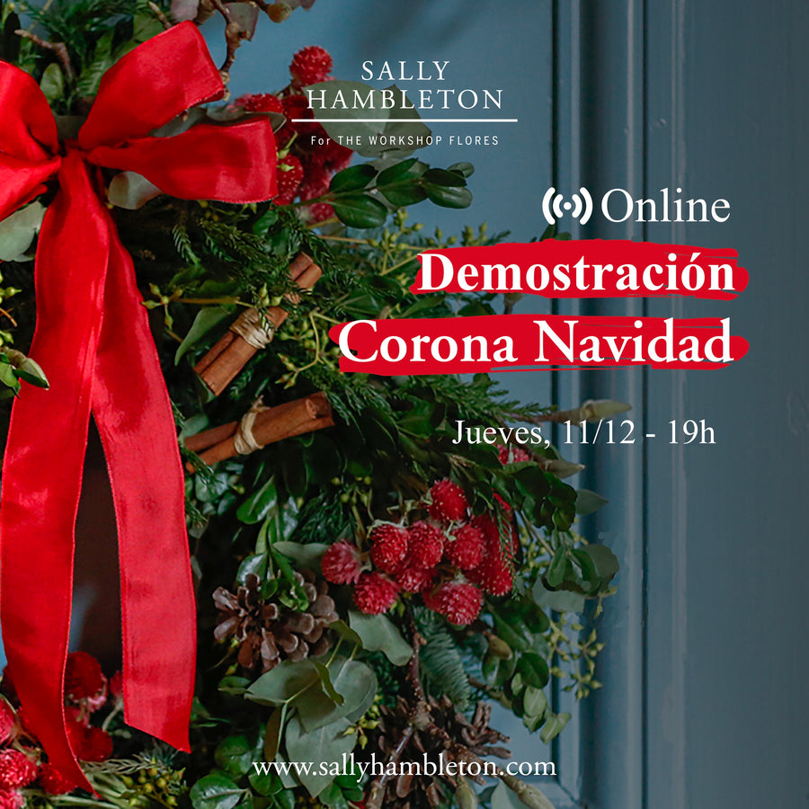 Demostración floral OnLine: Corona de Navidad SH - jueves, 11/12 a las 19h