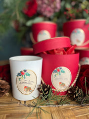 Vela de peonía- Xmas Edition