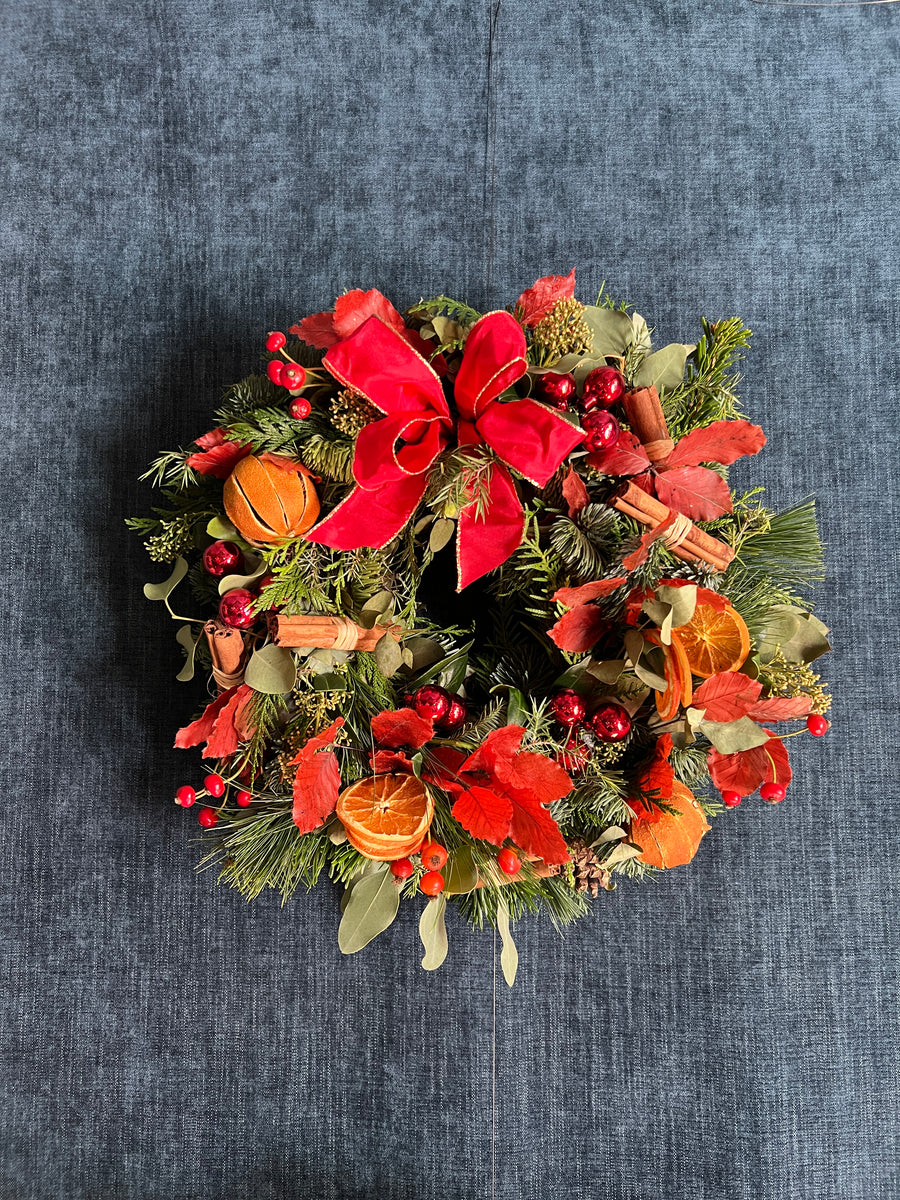 Demostración floral OnLine: Corona de Navidad SH - jueves, 11/12 a las 19h