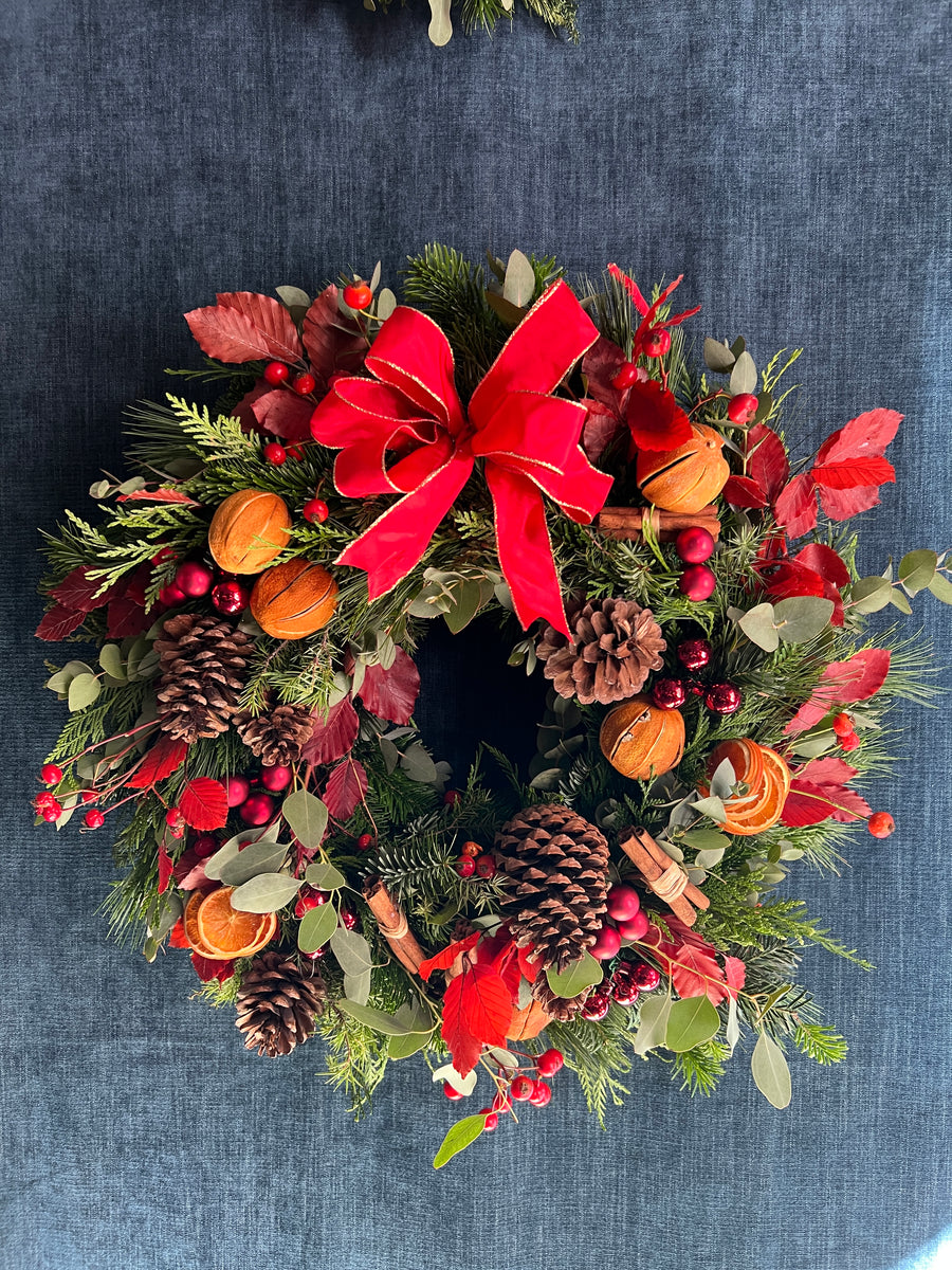 Demostración floral OnLine: Corona de Navidad SH - jueves, 11/12 a las 19h
