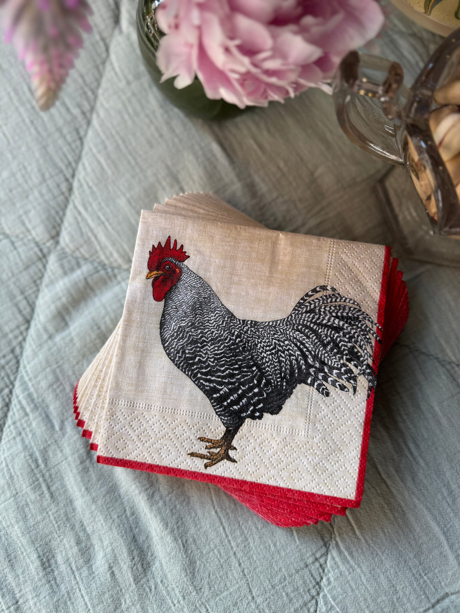 Servilletas papel- L Ivory Le coq