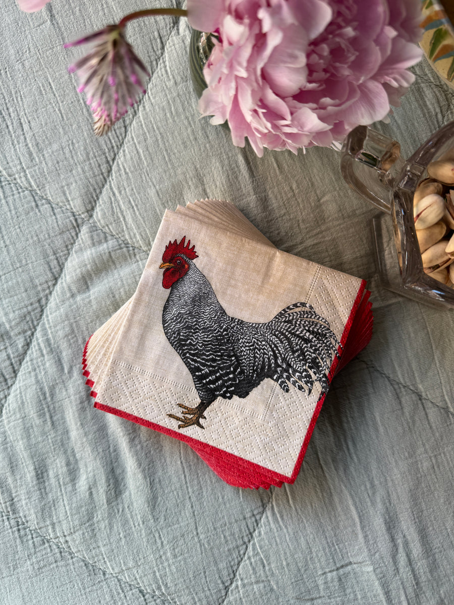 Servilletas papel- L Ivory Le coq