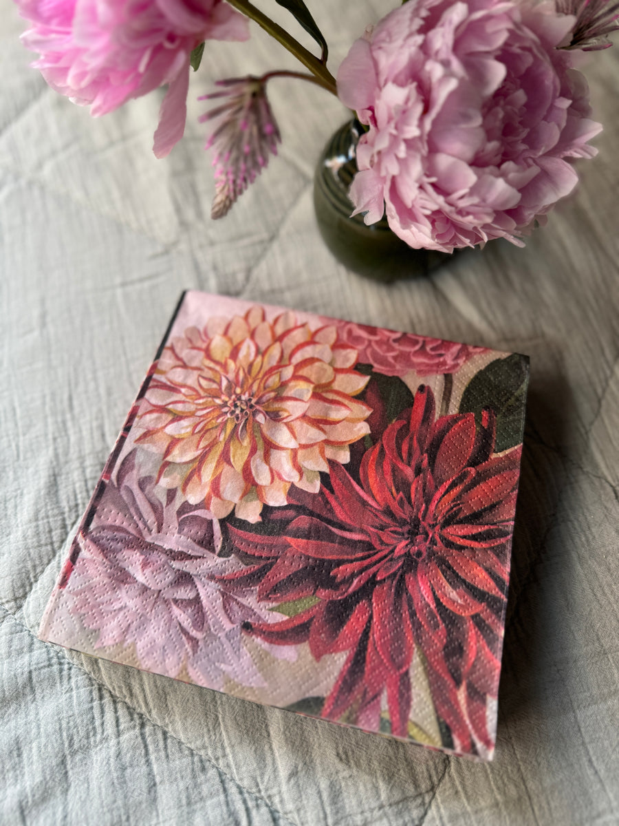 Servilletas papel- L  Dahlia