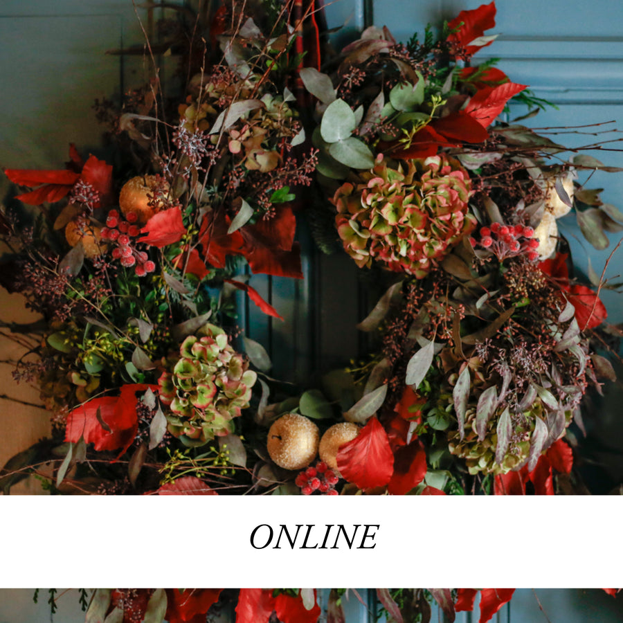 Demostración floral OnLine: Corona de Navidad SH - jueves, 11/12 a las 19h
