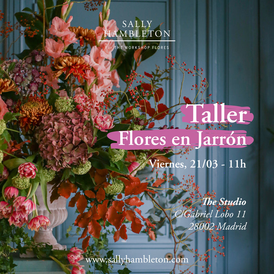 Taller floral - Flores en jarrón a la Inglesa con SH – Viernes, 21/03 a las 11h