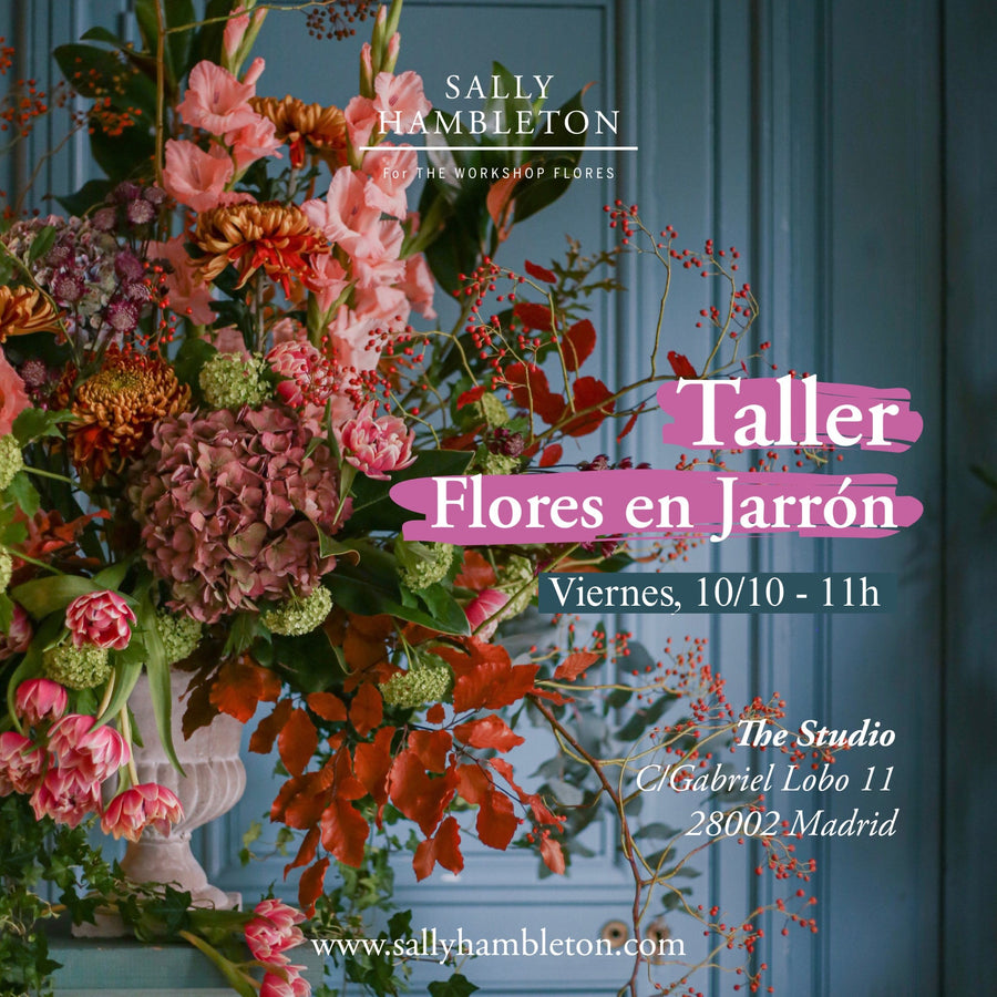 Taller floral - Flores en jarrón a la Inglesa con SH – Viernes, 10/10 a las 11h