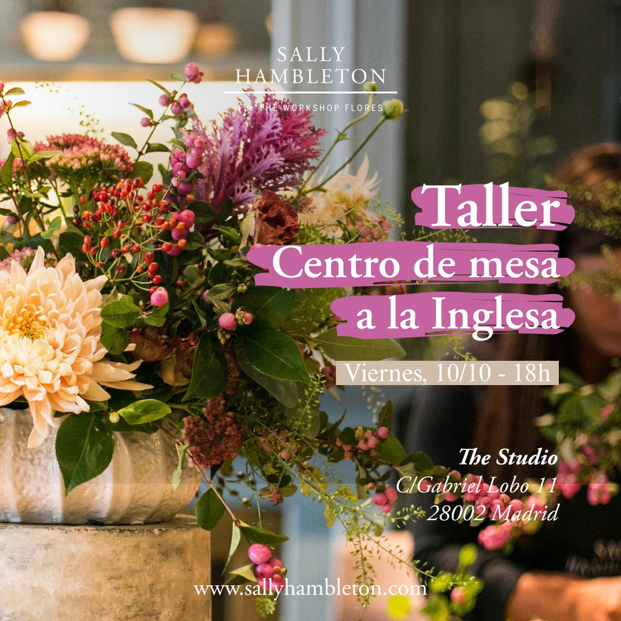 Taller floral - Centro de mesa a la Inglesa con SH – Viernes, 10/10 a las 18h
