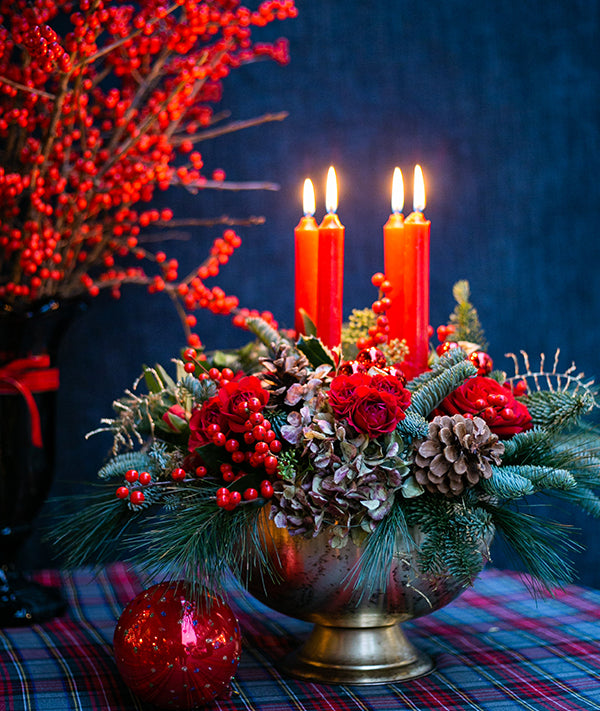 Demostración floral OnLine: Centro de mesa Navidad SH - miércoles, 10/12 19h