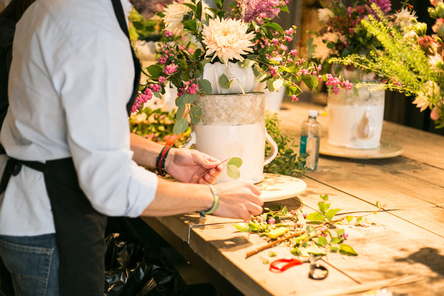 Taller floral - Centro de mesa a la Inglesa con SH – Viernes, 10/10 a las 18h