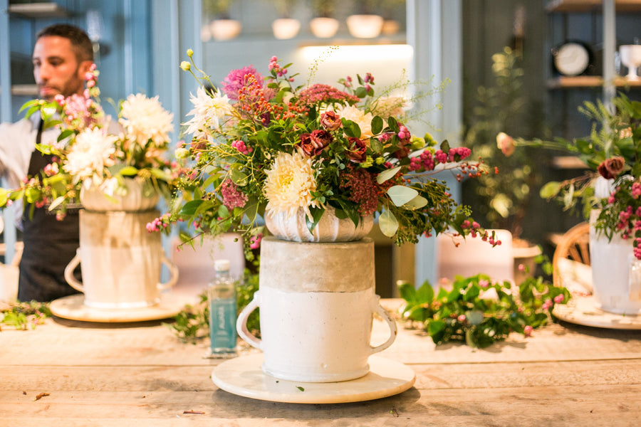 Taller floral - Centro de mesa a la Inglesa con SH – Viernes, 10/10 a las 18h