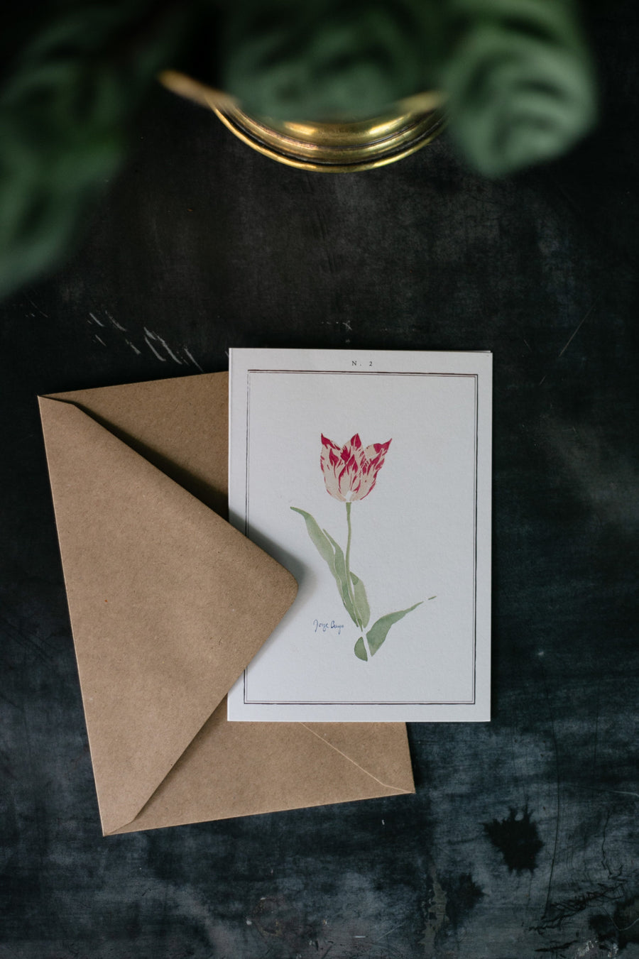 Tarjetón Botany Collection - Tulipán