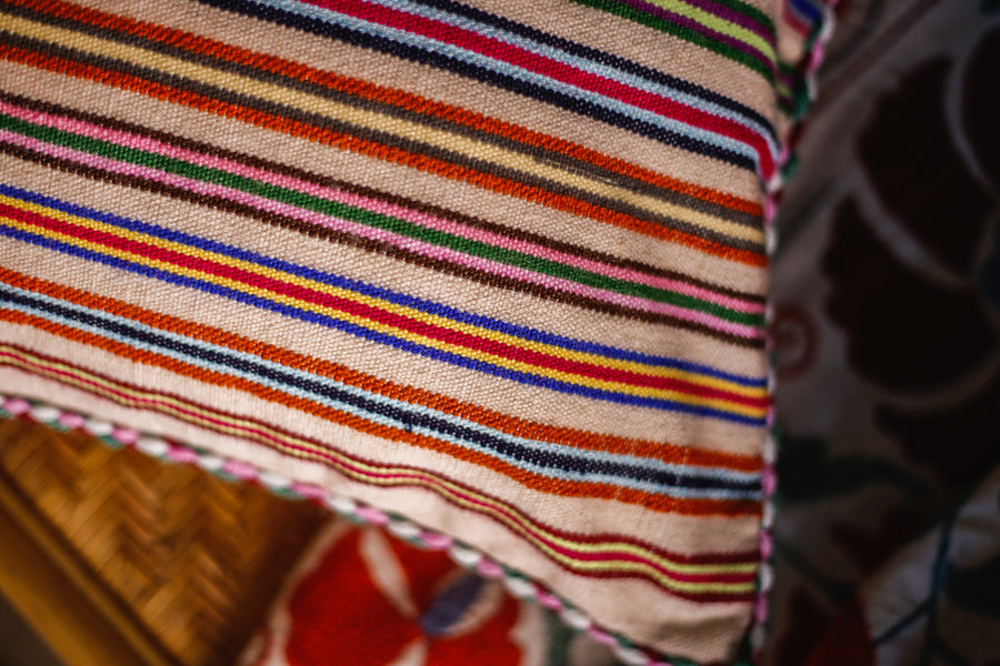 Almohadón Extremeño tejido a mano – Beige II