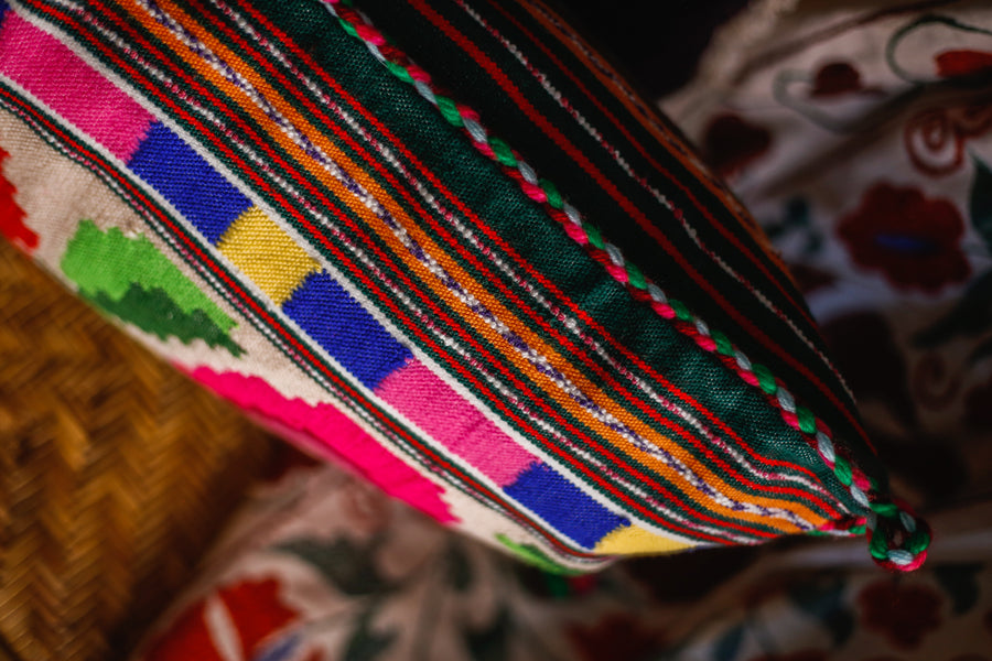 Almohadón Extremeño tejido a mano – Beige I