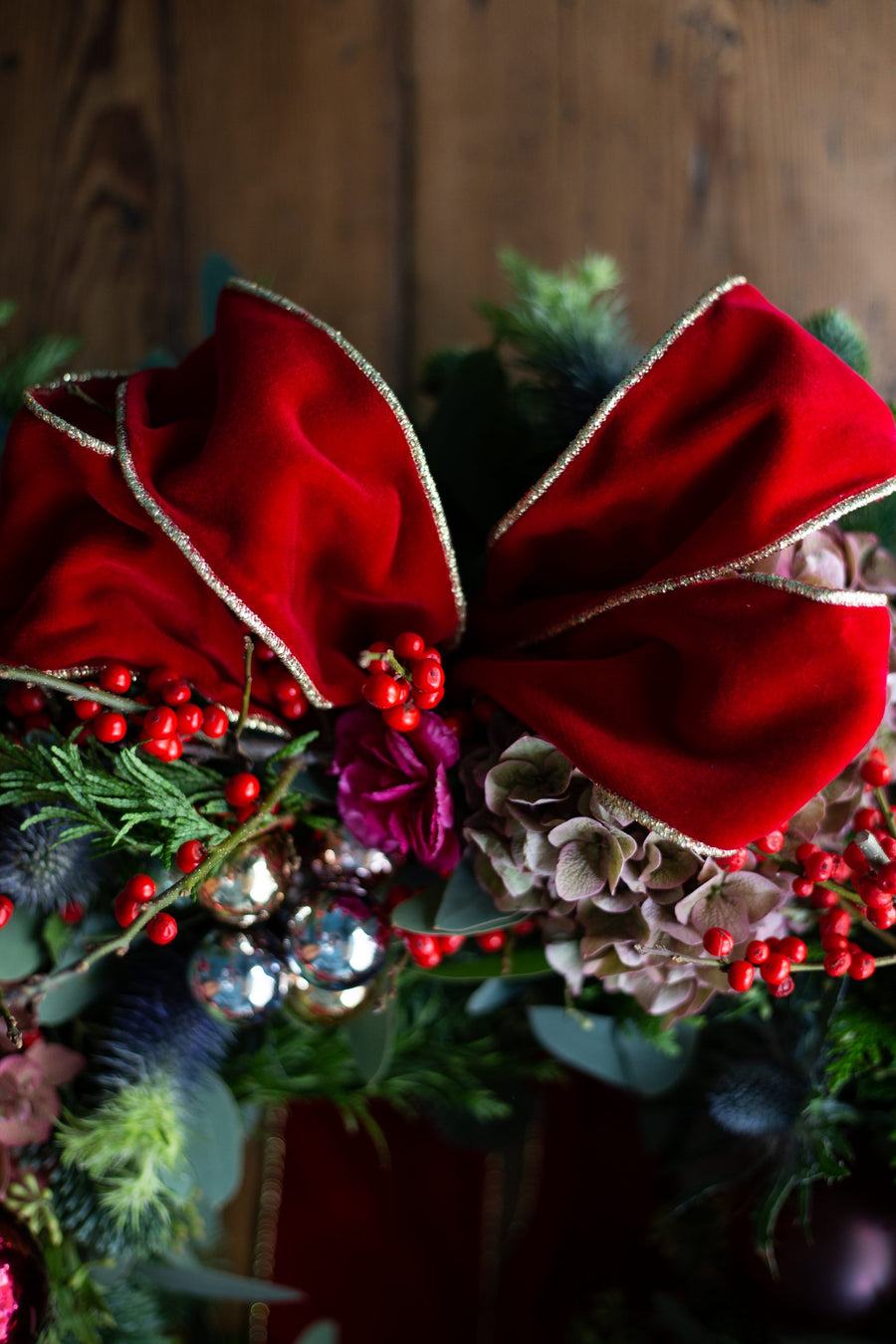 Corona de Navidad deluxe