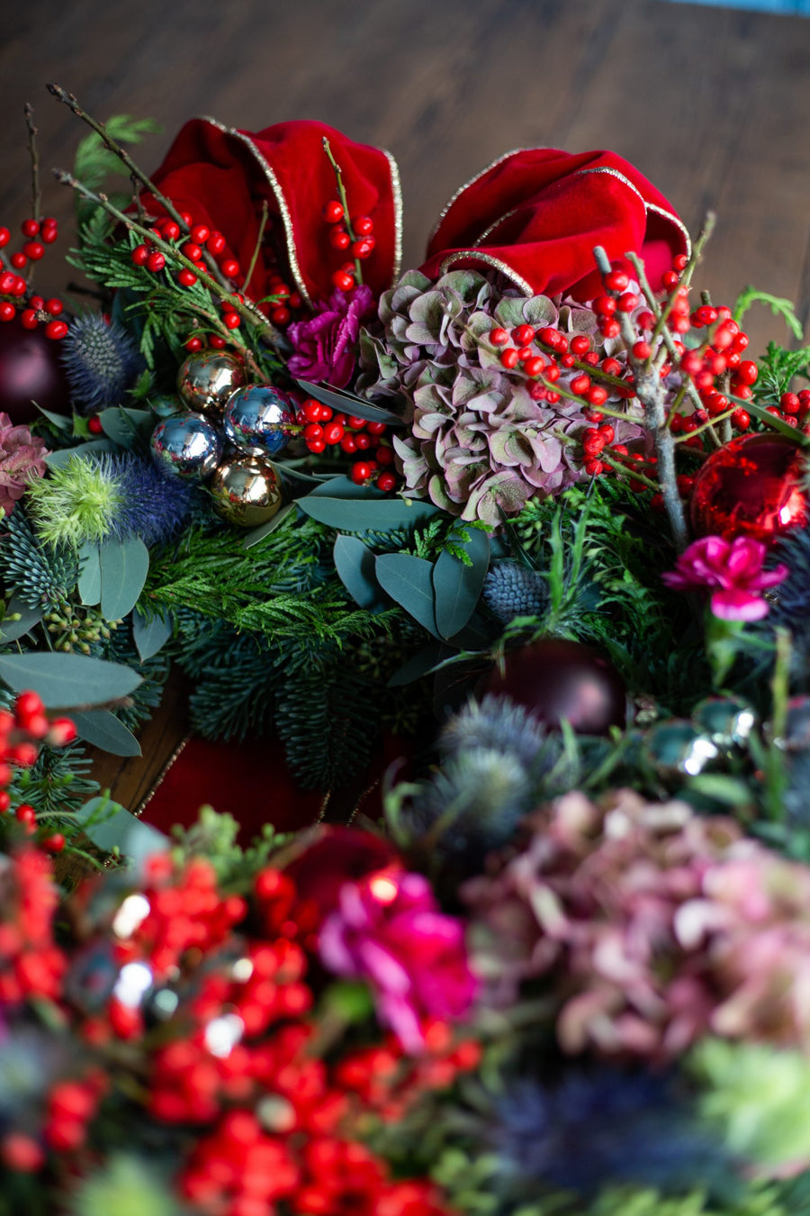 Corona de Navidad deluxe