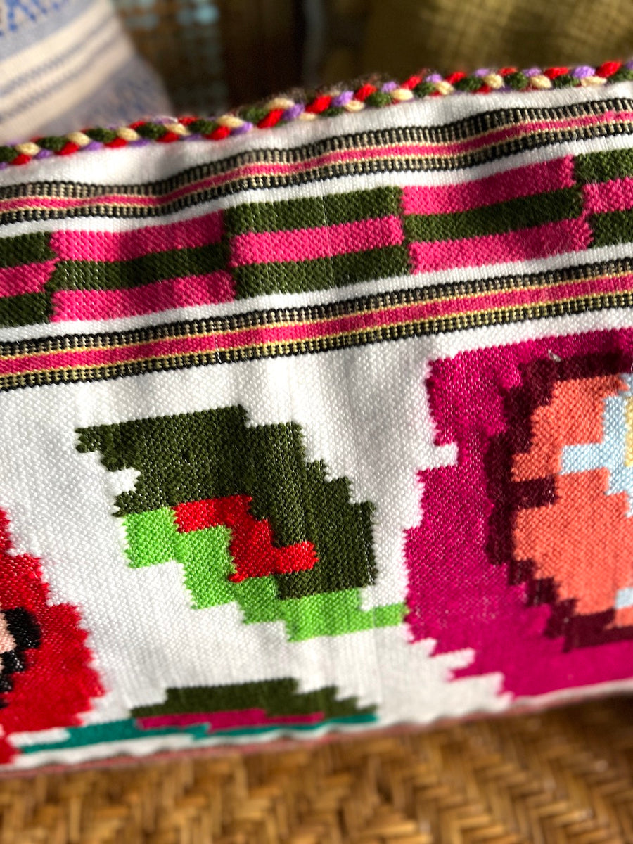 Almohadón Extremeño tejido a mano - Blanco IX