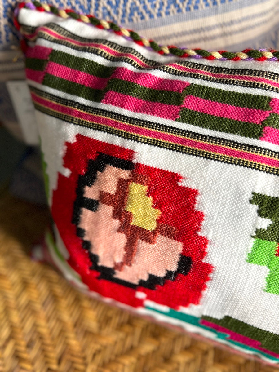 Almohadón Extremeño tejido a mano - Blanco IX