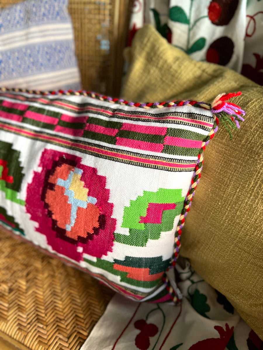 Almohadón Extremeño tejido a mano - Blanco IX