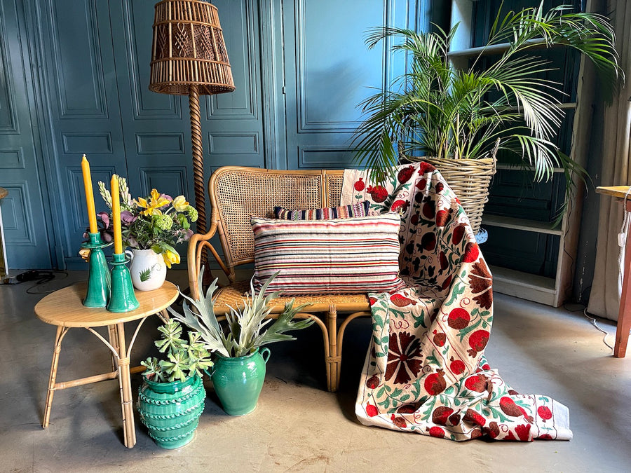 Almohadón Extremeño tejido a mano - Blanco - XI