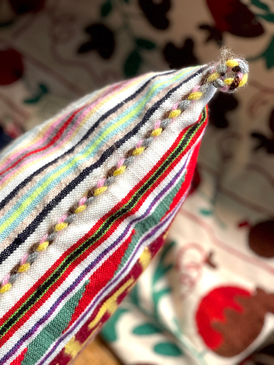 Almohadón Extremeño tejido a mano - Blanco - XI