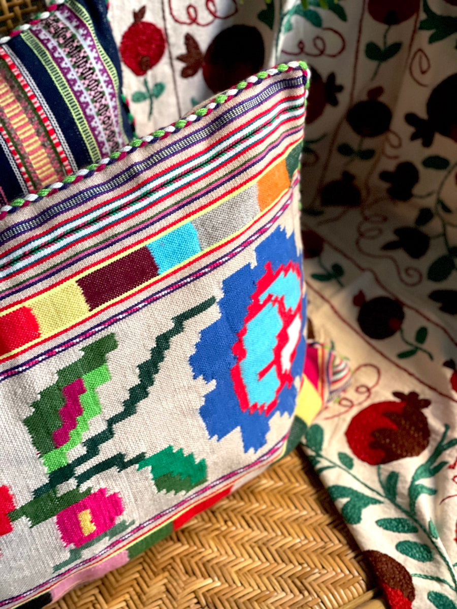 Almohadón Extremeño tejido a mano - Topo - XXI