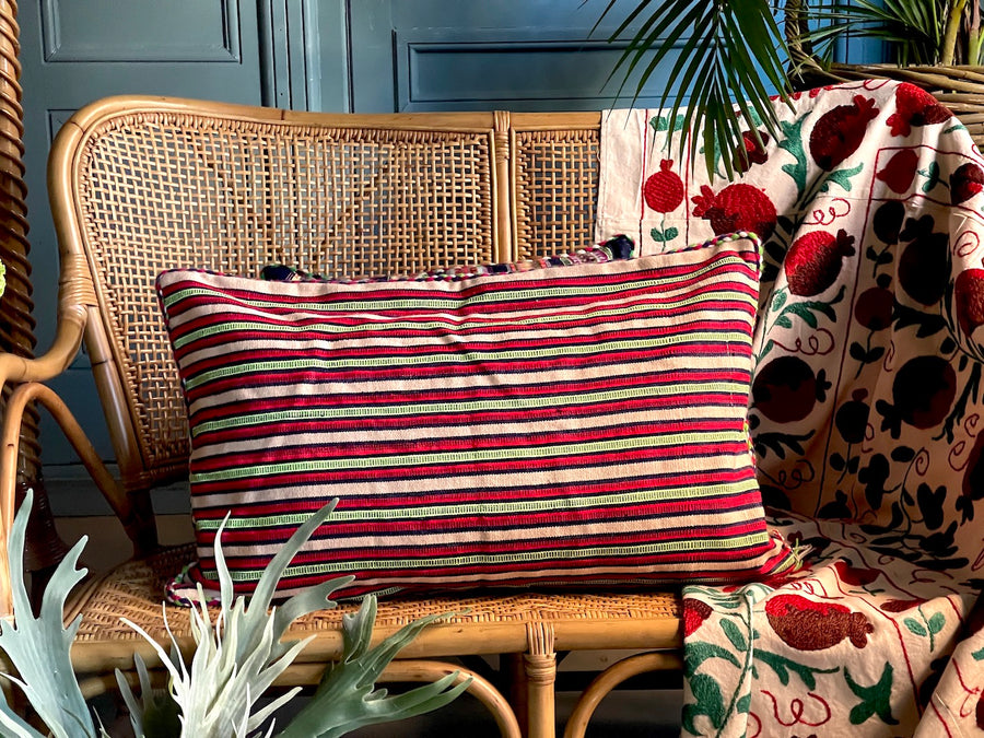 Almohadón Extremeño tejido a mano - Topo - XXI