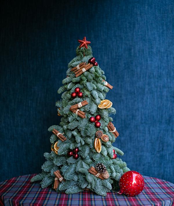 Mini árbol de navidad decorado - M