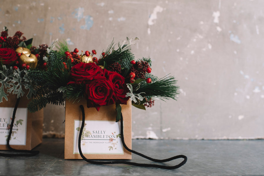 Flores XMAS en bolsa