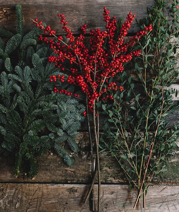 Selección de verdes navideños