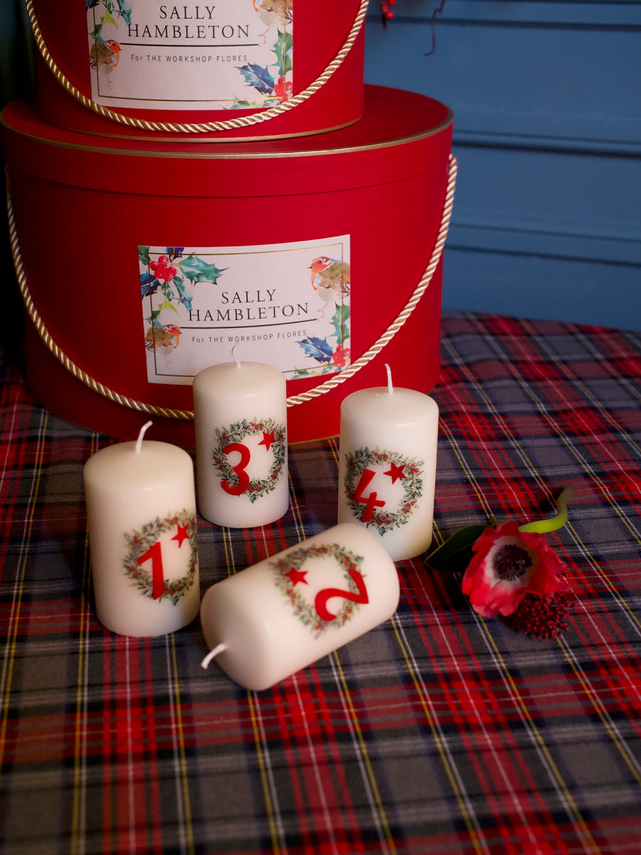 Pack velas numeradas adviento