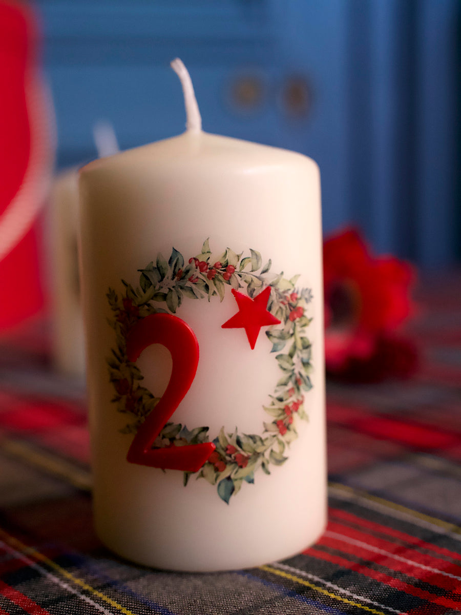 Pack velas numeradas adviento